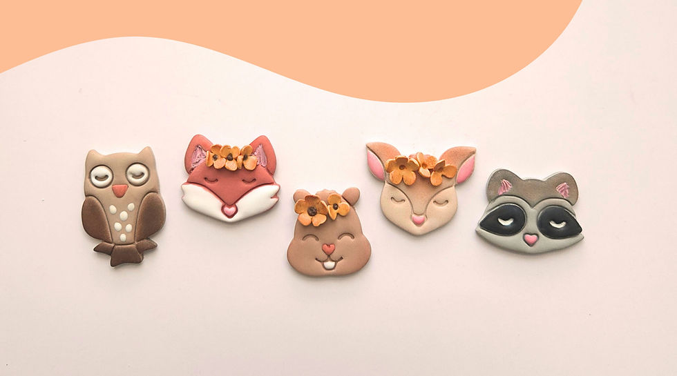 Polymer Clay - Woodland Animals