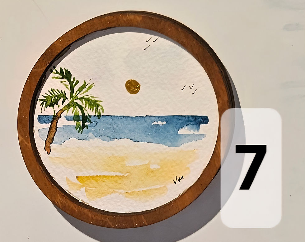 Thumbnail: Mini-Watercolor Magnets