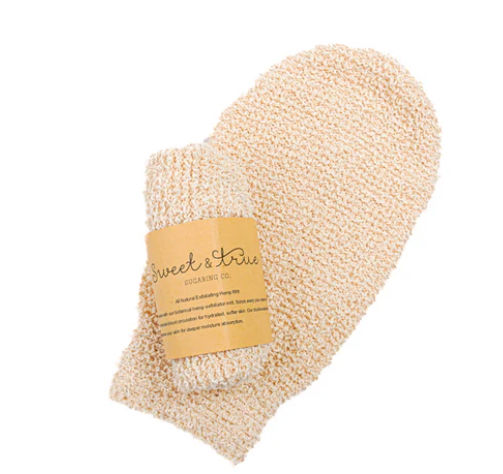 All Natural Exfoliating Hemp Mitt
