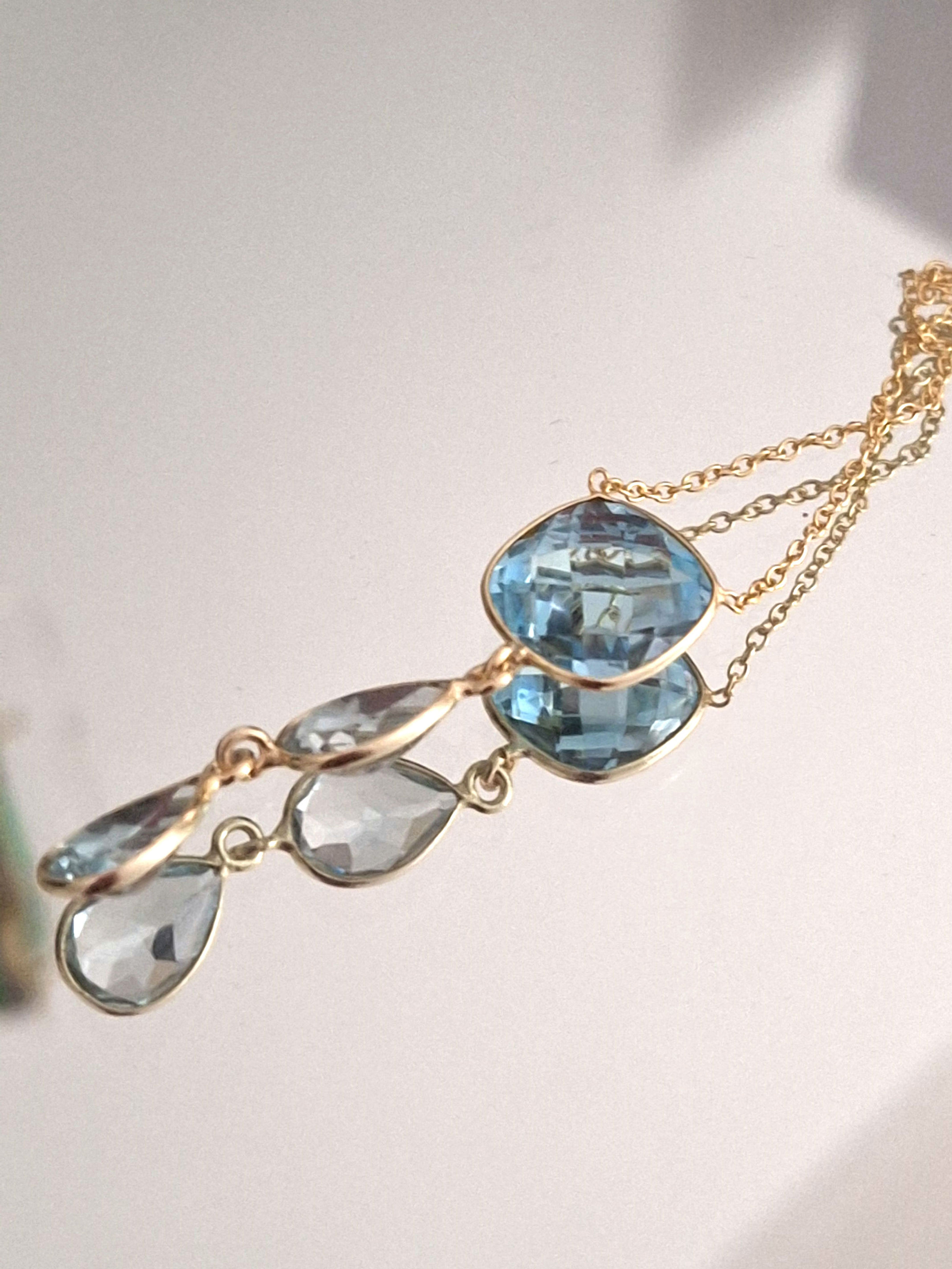 Blue Topaz Pendant