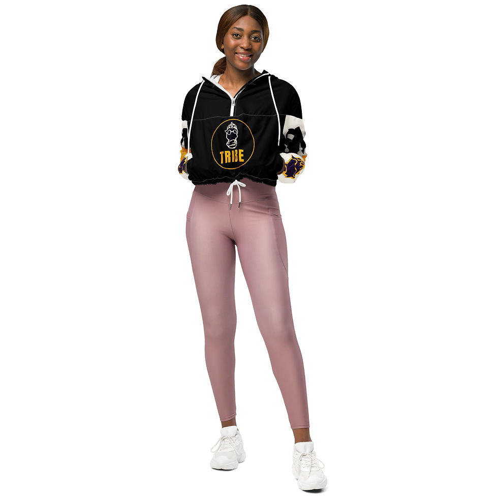 Thumbnail: Tribe Women’s cropped windbreaker 