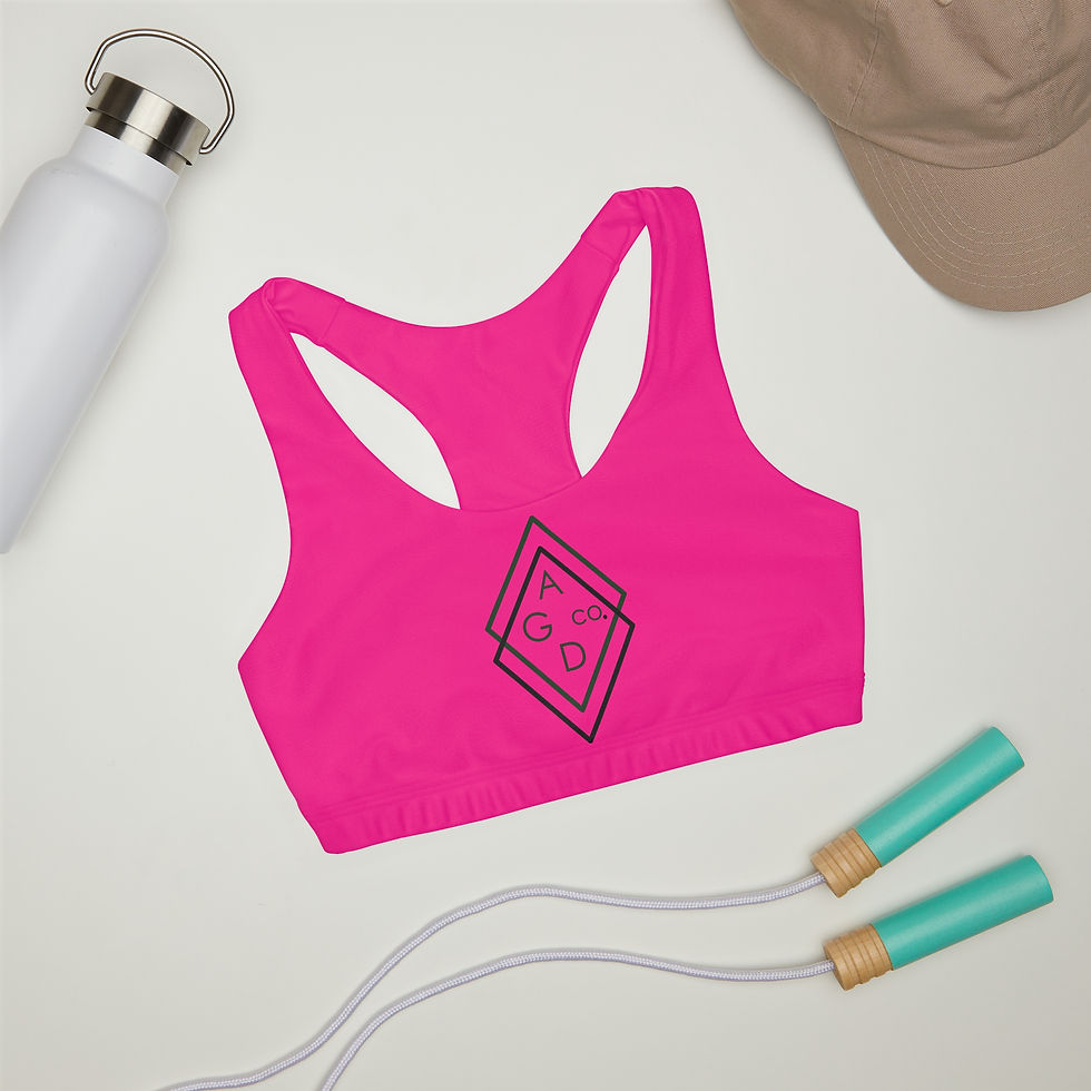Thumbnail: Girls' Double Lined Seamless Sports Bra