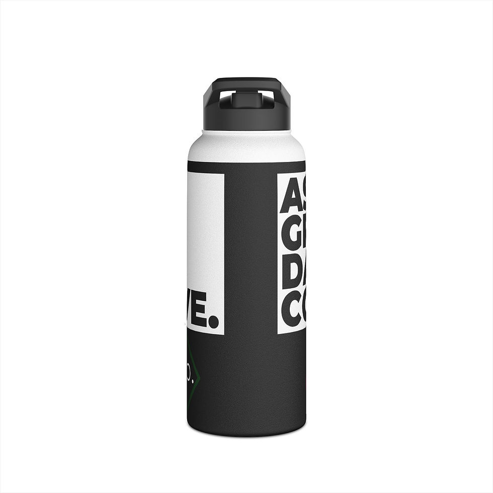 Thumbnail: Stainless Steel Water Bottle, Standard Lid