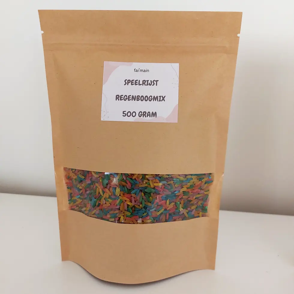Speelrijst - regenboog