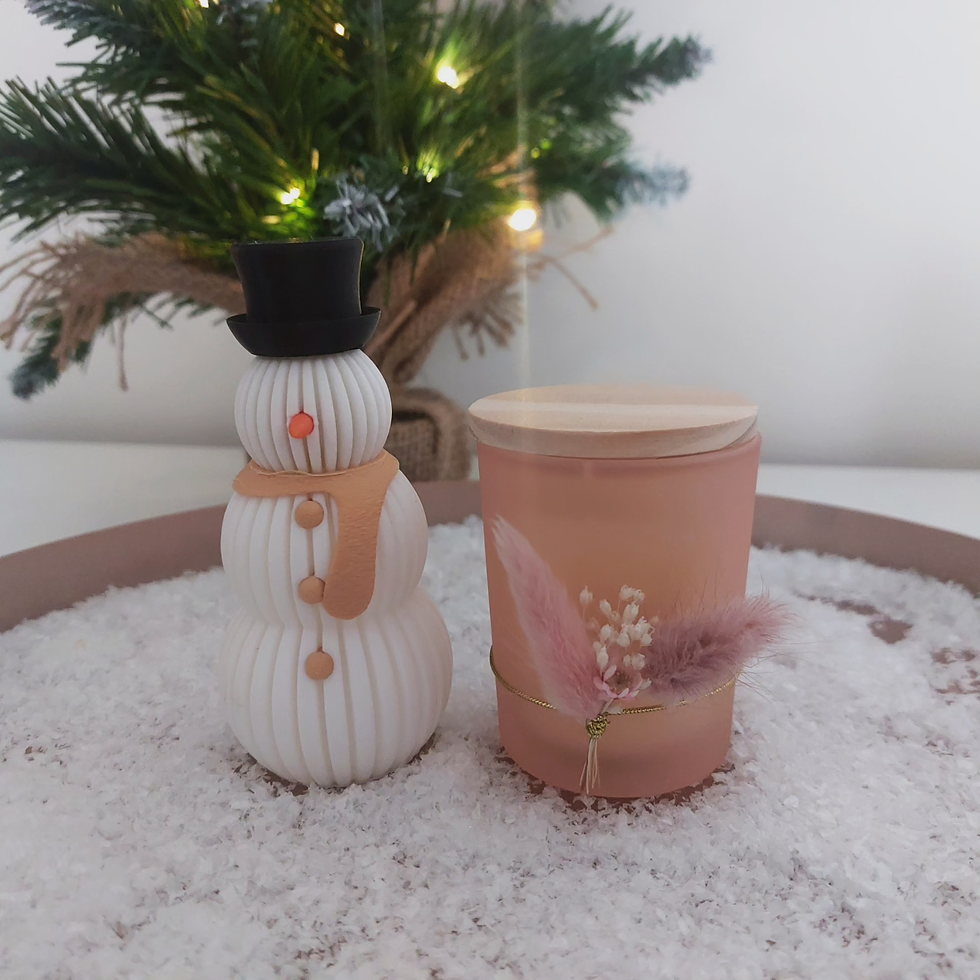 Sneeuwman (met geurkaarsje)