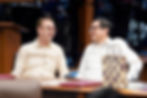 Minority Floor Leader Alan Cayetano with Senator Bam Aquino at today's Plenary Session, Feb. 18, 2026