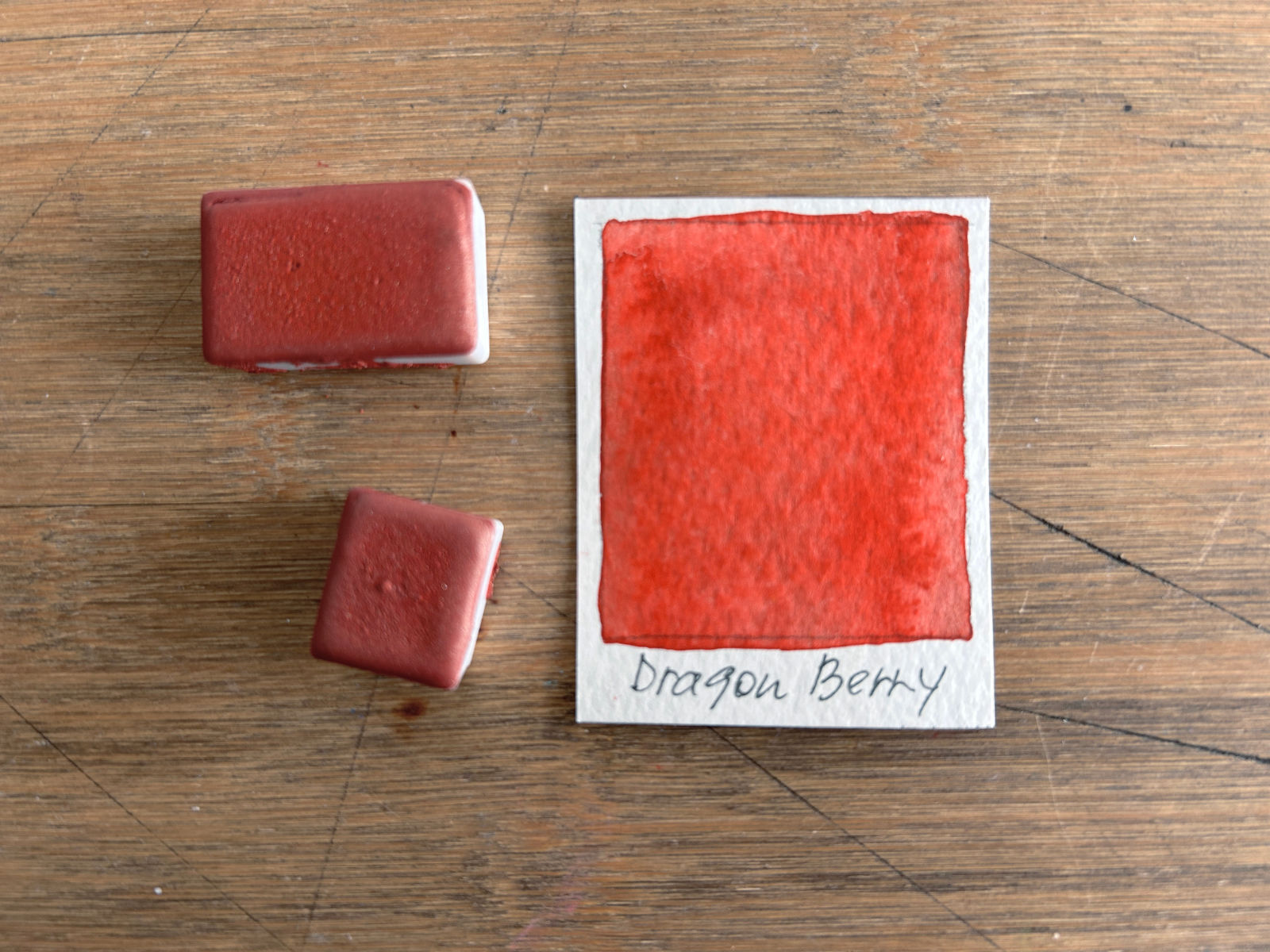 DRAGON BERRY Handmade Watercolor Paint single