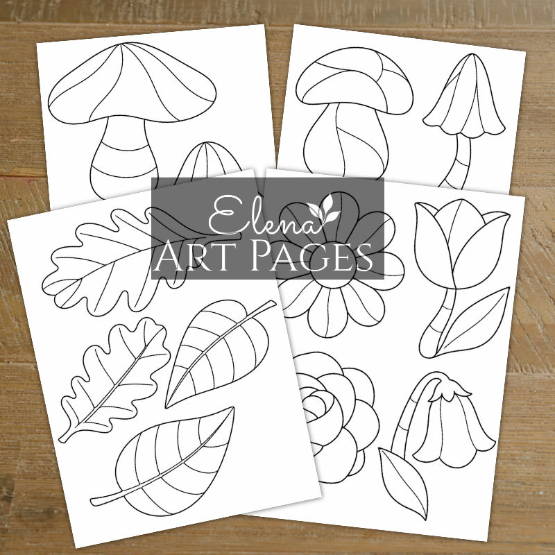 Printables Swatches Leaves Plus