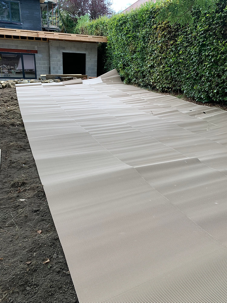 WEED MEMBRANES FOR A LOW MAINTENANCE BORDER???