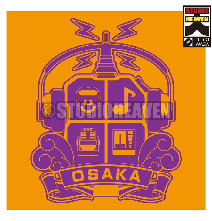 FMCOCORO&FM802紋章風デザインタオルアップ1