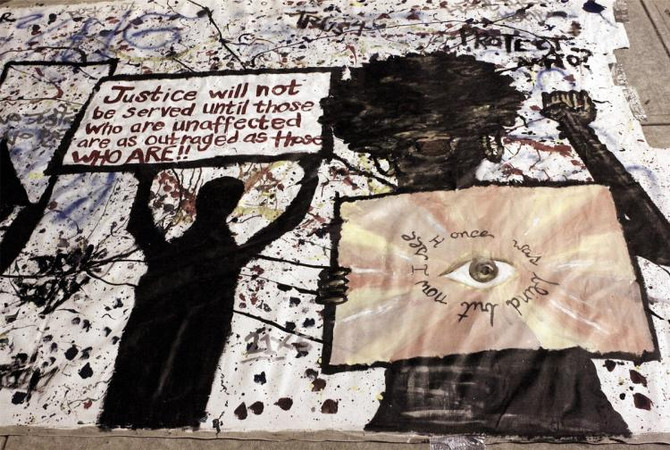 Write about this!: Protest Art