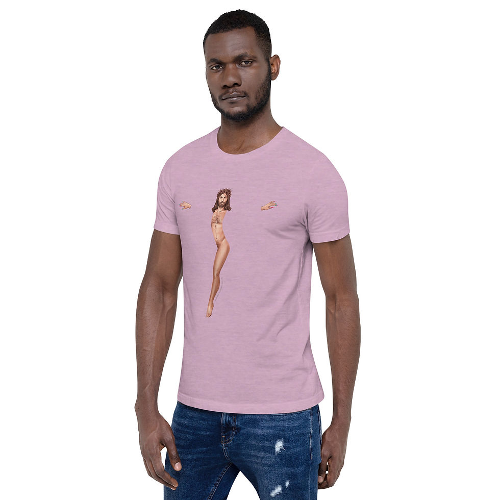 Thumbnail: Jesus Was A Sexual Being Unisex T-shirt - Light