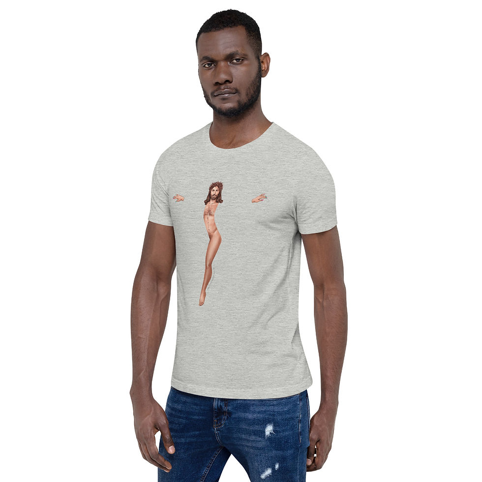 Thumbnail: Jesus Was A Sexual Being Unisex T-shirt - Light