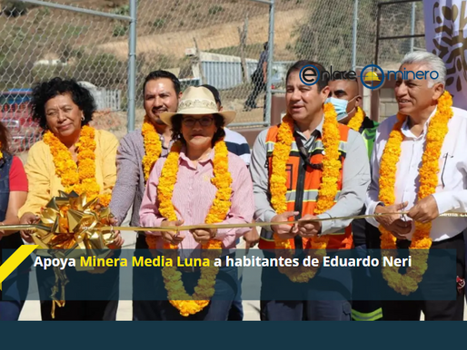 Apoya Minera Media Luna a habitantes de Eduardo Neri