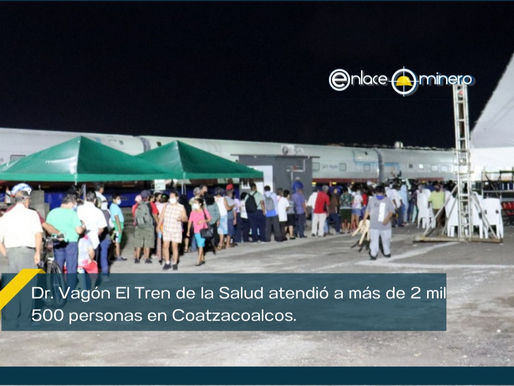 Dr. Vagón El Tren de la Salud atendió a más de 2 mil 500 personas en Coatzacoalcos.