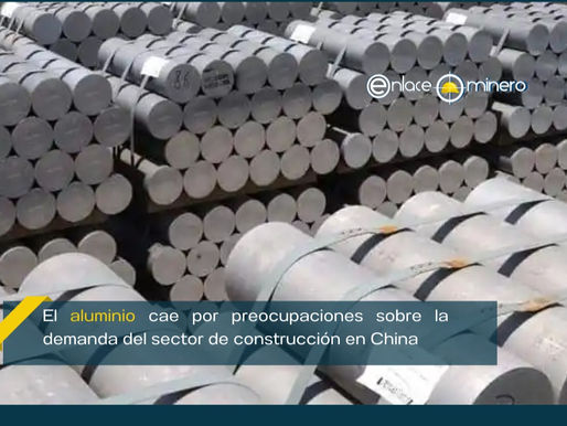 El aluminio cae por preocupaciones sobre la demanda del sector de construcción en China