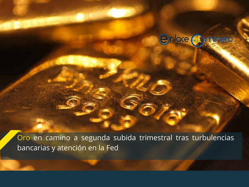 Cobre mantiene alza trimestral pese a temores en el sector bancario y crecimiento moderado en China