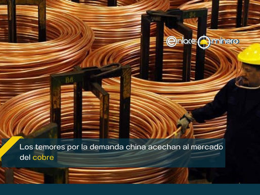 Los temores por la demanda china acechan al mercado del cobre