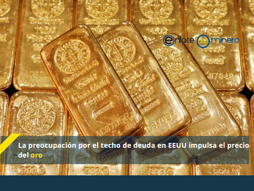 La preocupación por el techo de deuda en EEUU impulsa el precio del oro
