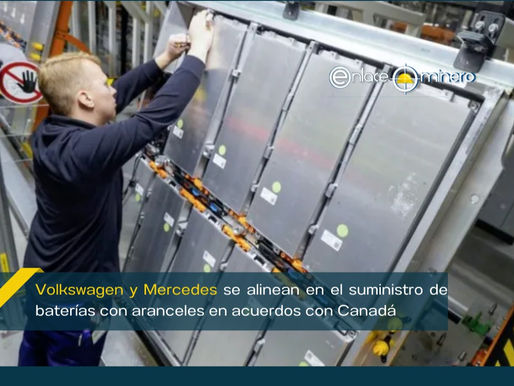 Volkswagen y Mercedes se alinean en el suministro de baterías con aranceles en acuerdos con Canadá