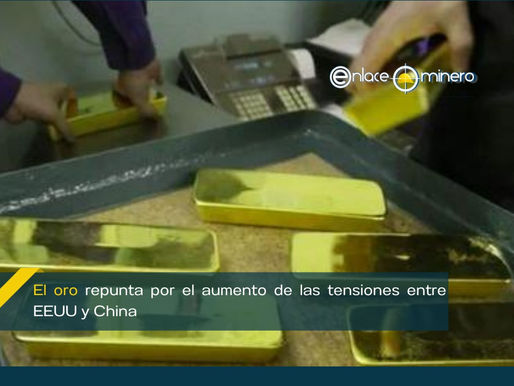 El oro repunta por el aumento de las tensiones entre EEUU y China