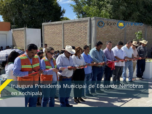 Inaugura Presidenta Municipal de Eduardo Neriobras en Xochipala