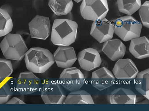 El G-7 y la UE estudian la forma de rastrear los diamantes rusos