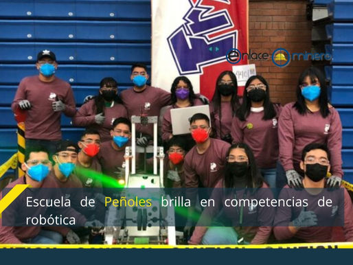 Escuela de Peñoles brilla en competencias de robótica