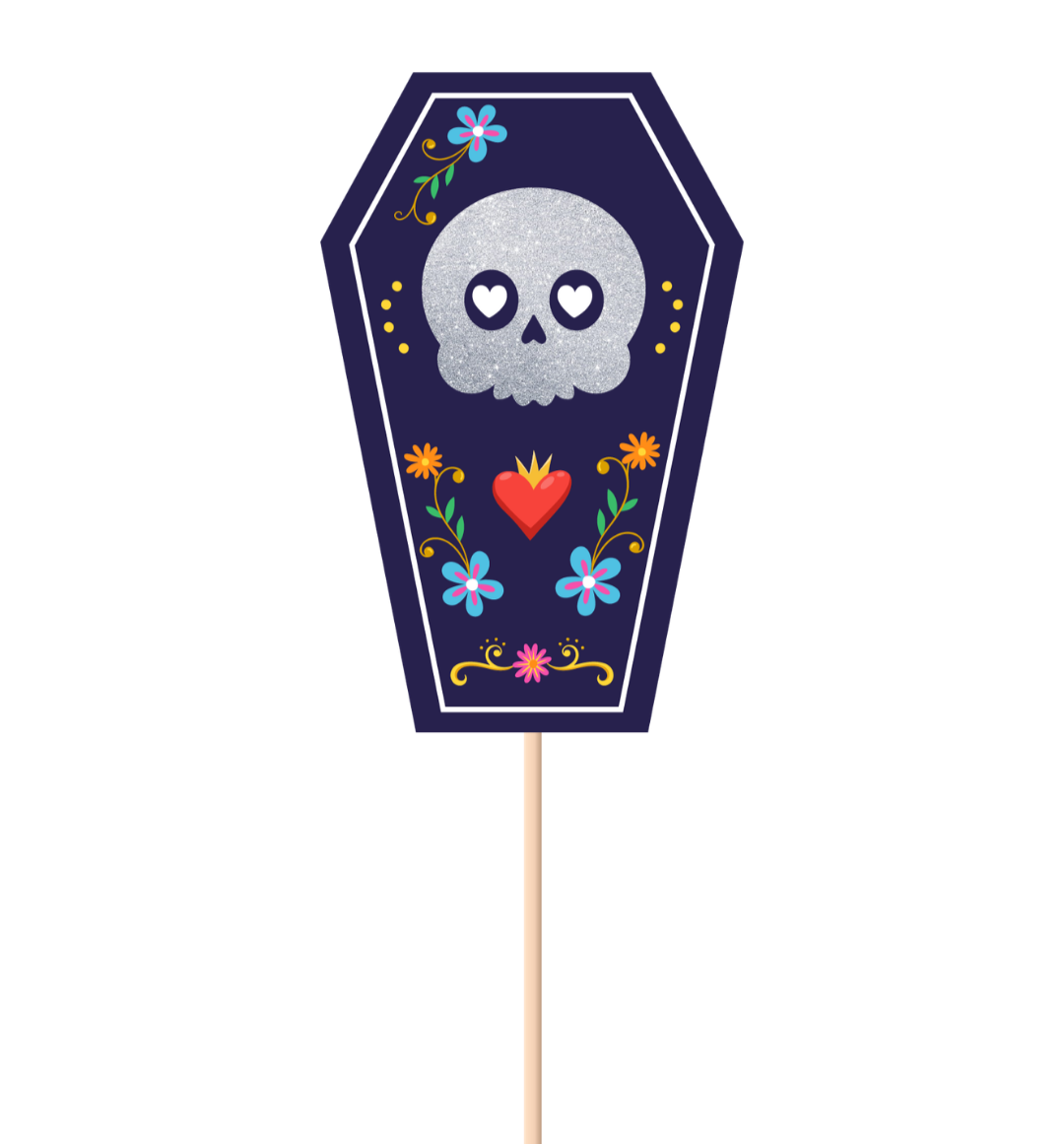 FO DAY OF THE DEAD COFFIN