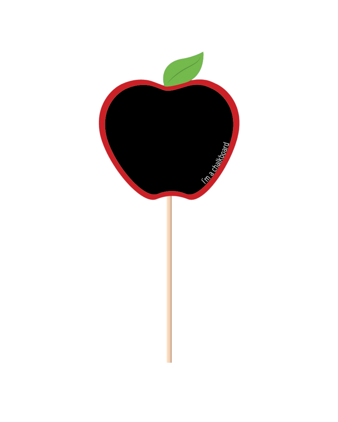 WD TEACHERS APPLE CHALKBOARD