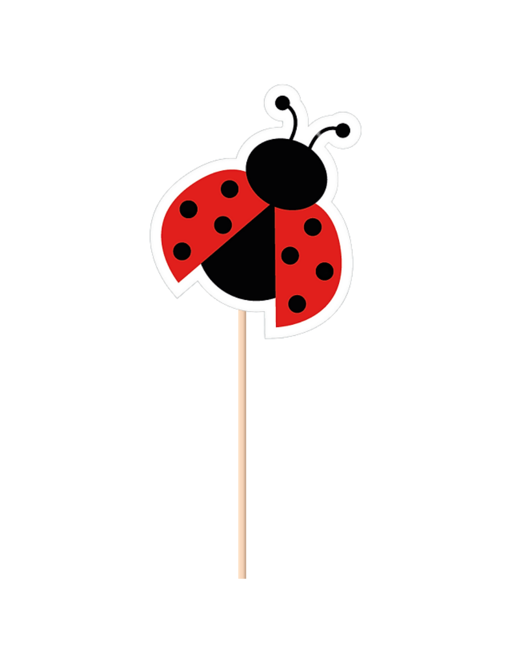FLAT OPEN WINGS LADYBUG