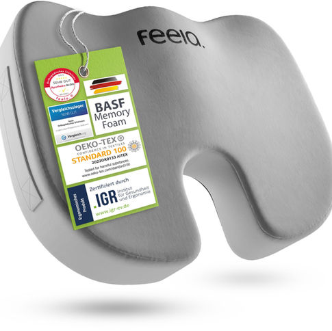feela® Premium Ergonomic Seat Cushions and Back Support for Everyday Comfort