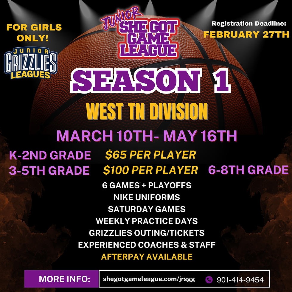 JR SGG West TN Division- Season 1