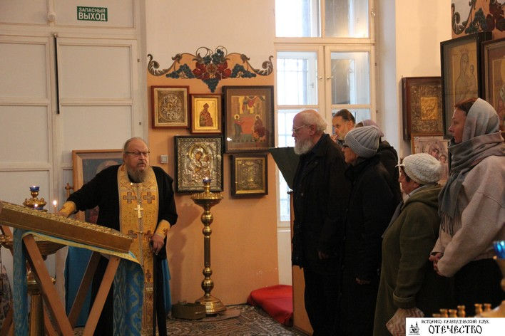 Панихида в храме святых и благоверных князей Бориса и Глеба