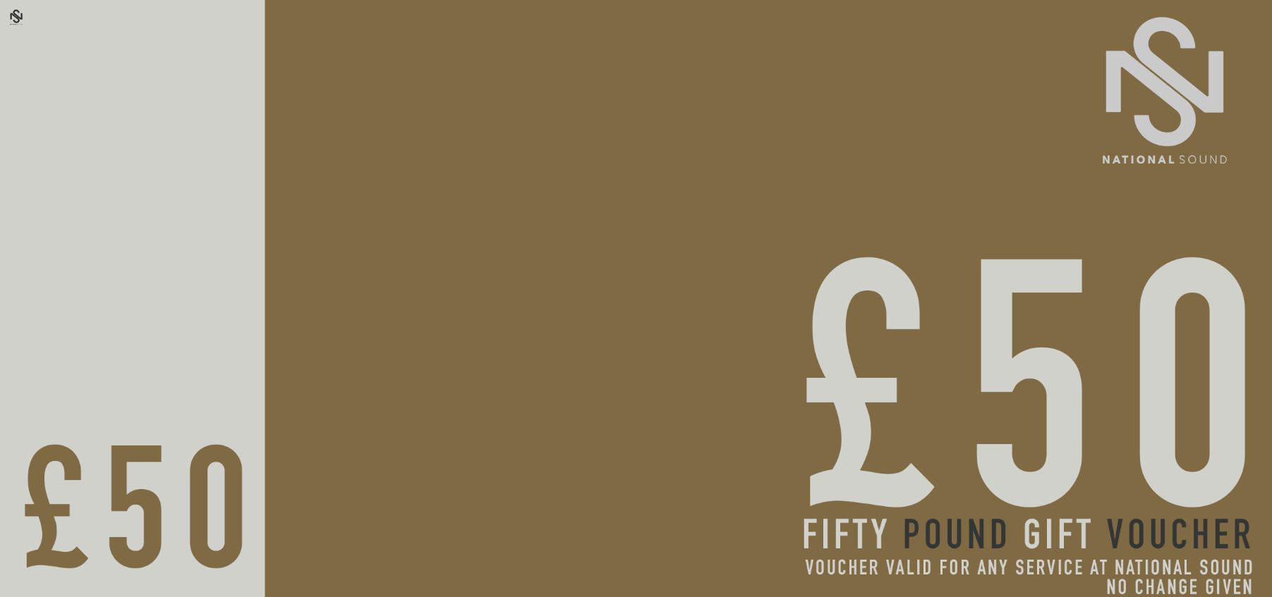 £50 Digital Gift Voucher