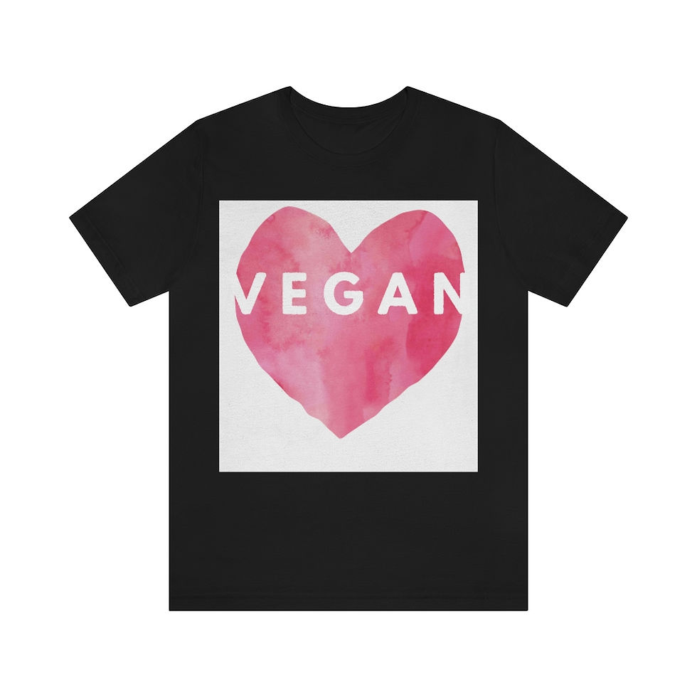 Thumbnail: Big Heart Vegan T Shirt, Vegan Gifts, Funny Shirt, Plant Based, Birthday Gift