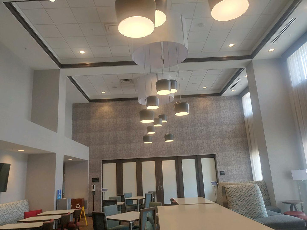 Hampton Inn Lobby - St. Clairsville