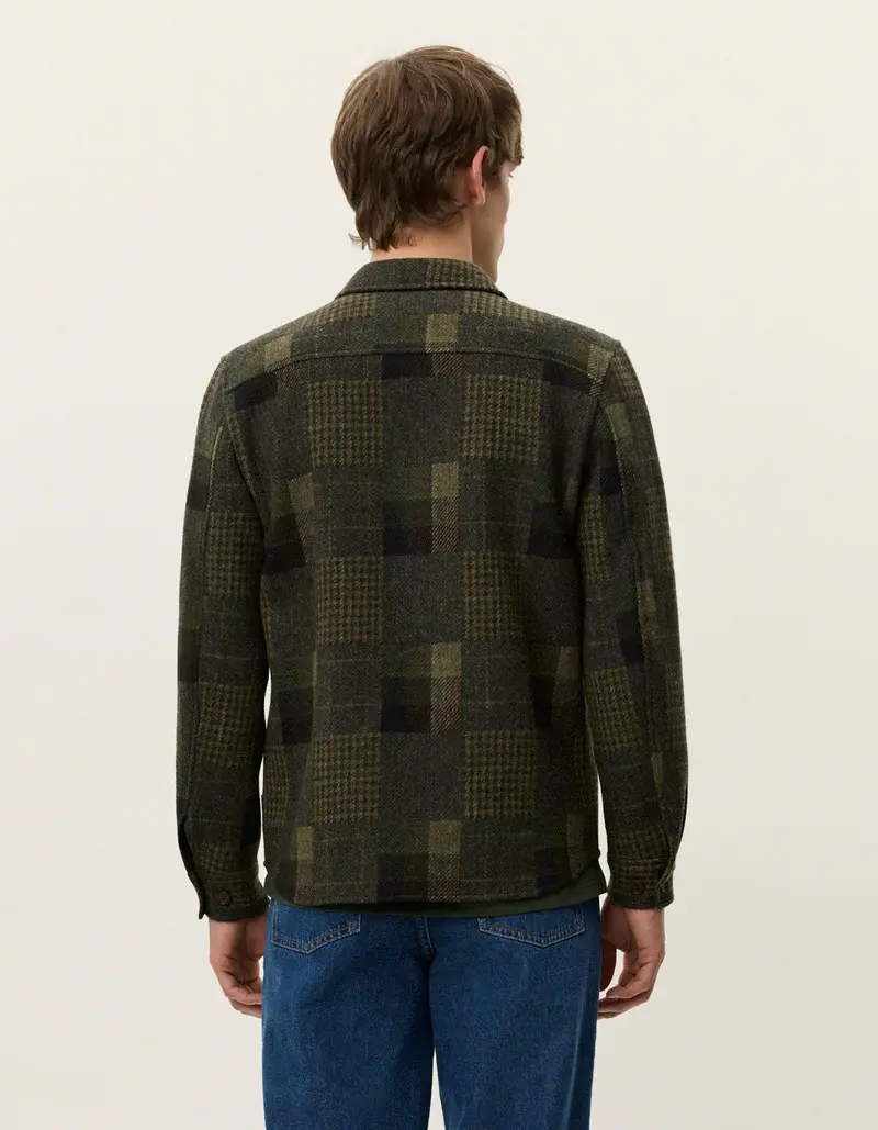 Thumbnail: Kody Patchwork Wool Overshirt