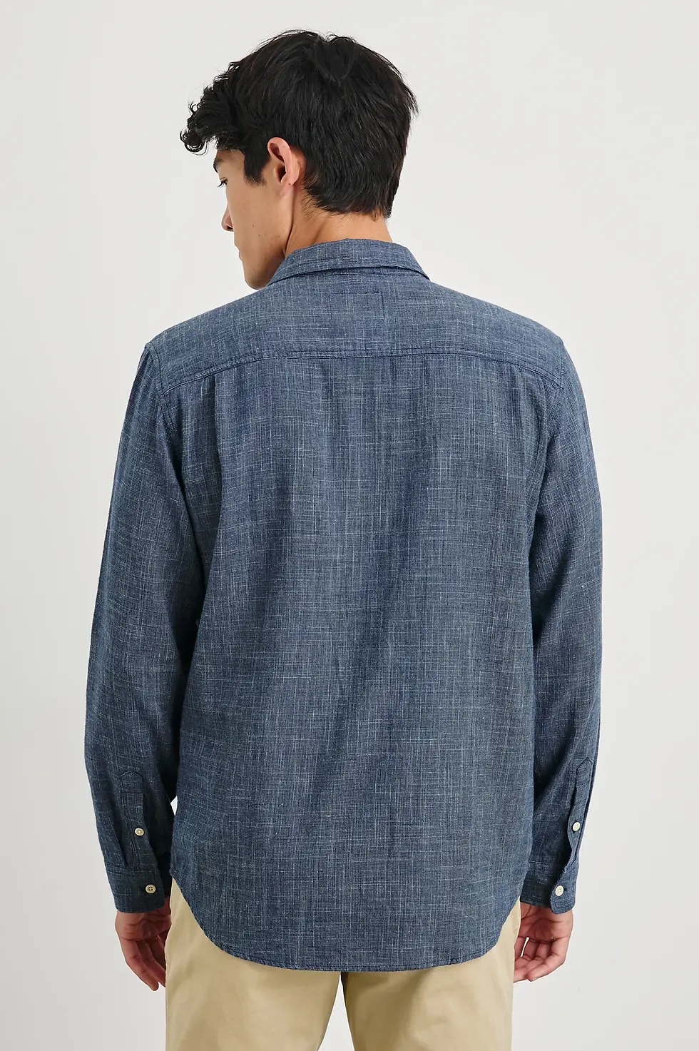 Thumbnail: Navy Etch Wyatt Shirt