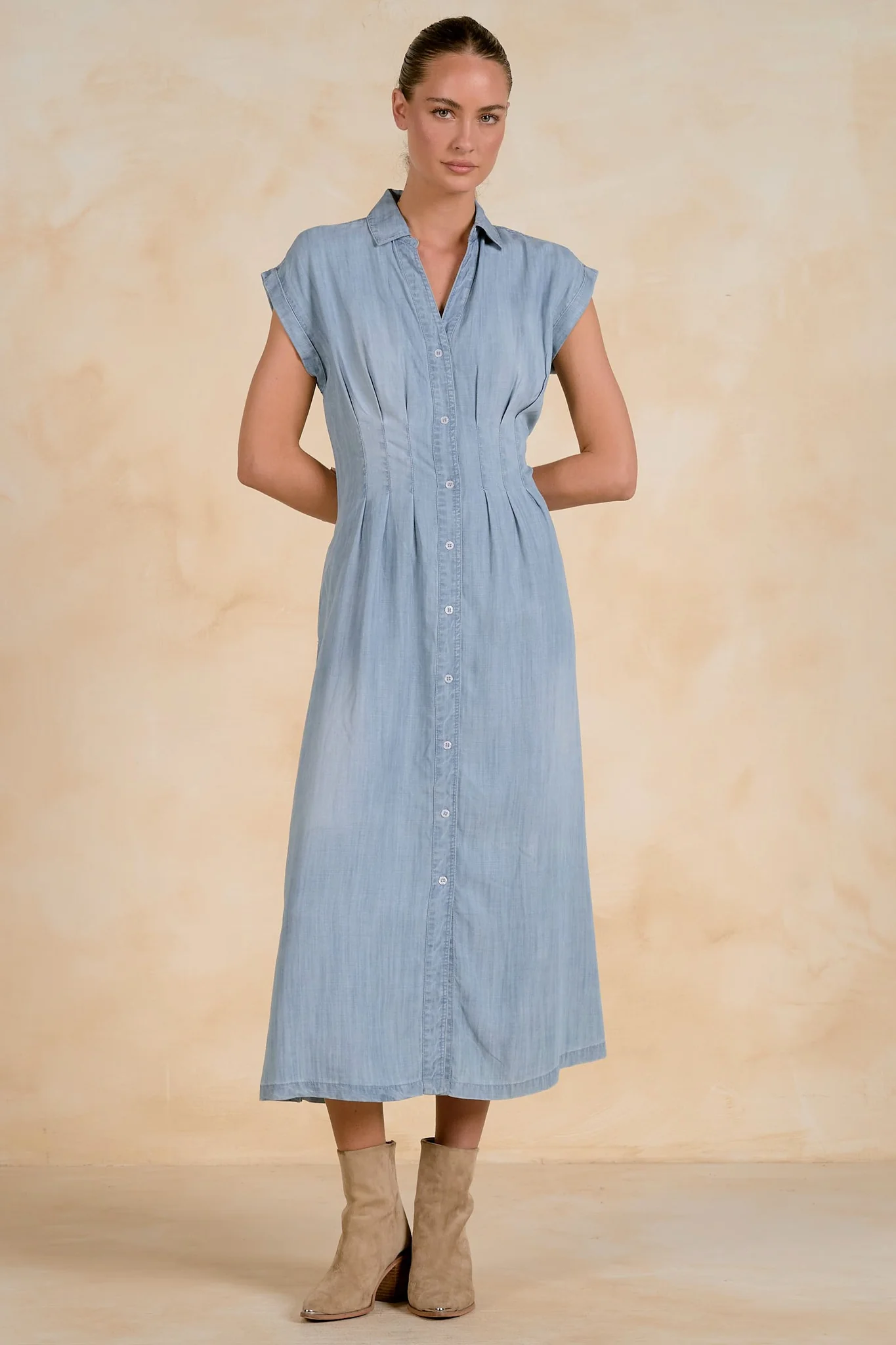 Chambray Dress