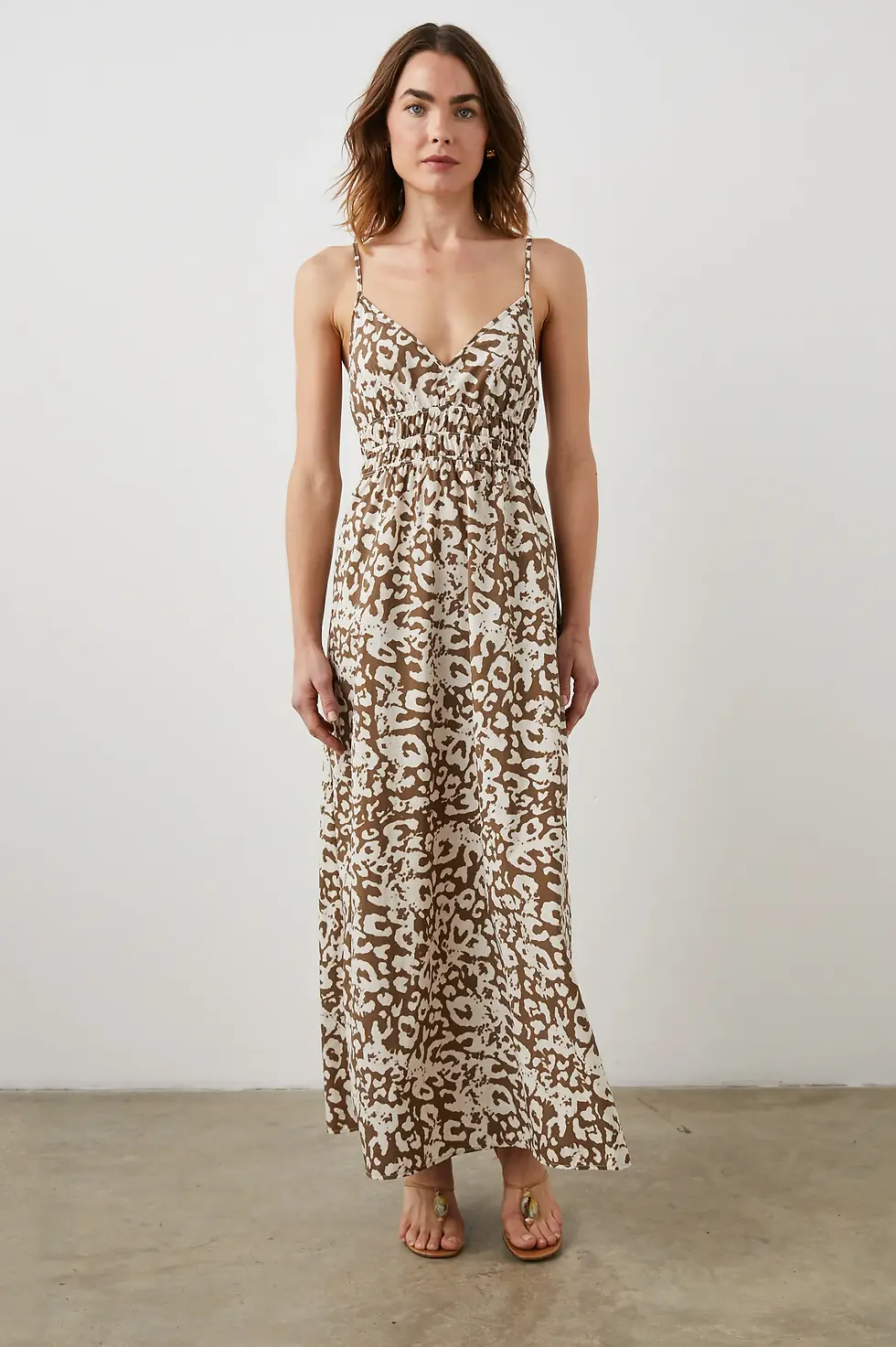 Sepia Cheetah Justine Dress