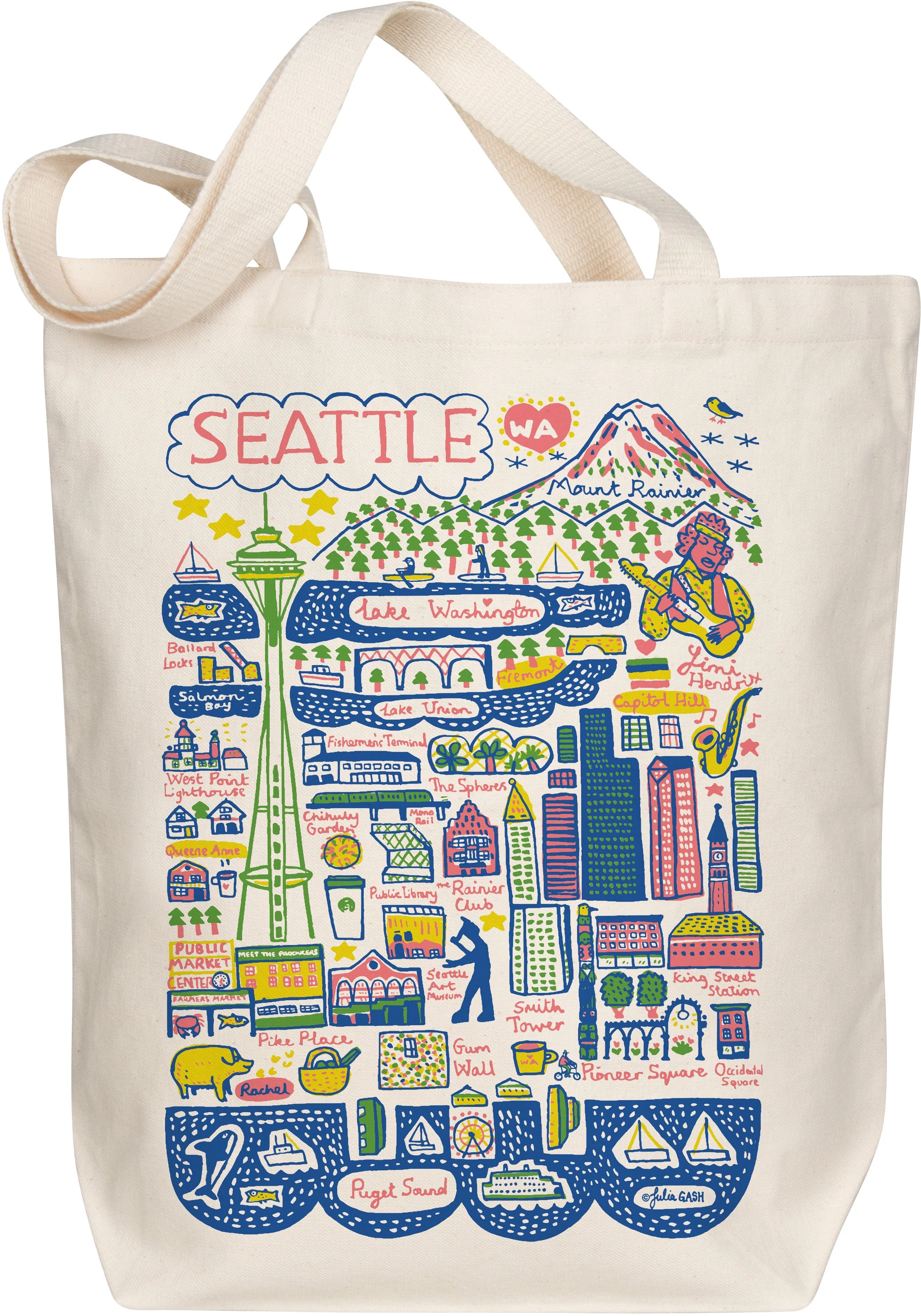 Seattle Boutique Map Tote