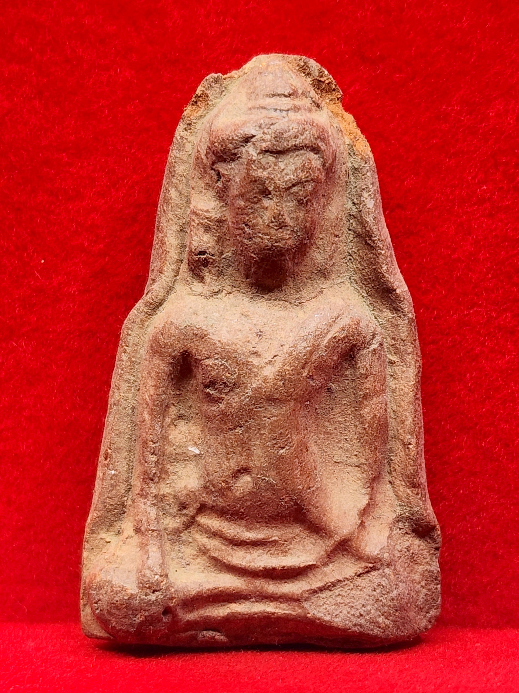 Phra Kamphaeng Phet Buddha Amulet_U Thong. Wat Wang Phan.
