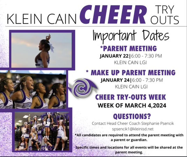 Klein Cain Hurricane Cheer Cain cheer Klein, TX, USA
