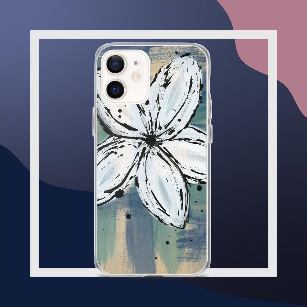 Thumbnail: "Plaid Flower" Clear Case for iPhone®