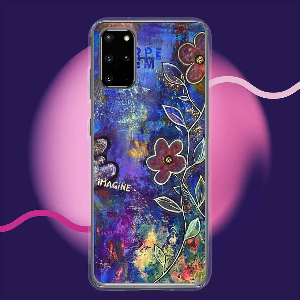 Thumbnail: "Happy Hippie" Clear Case for Samsung® #2