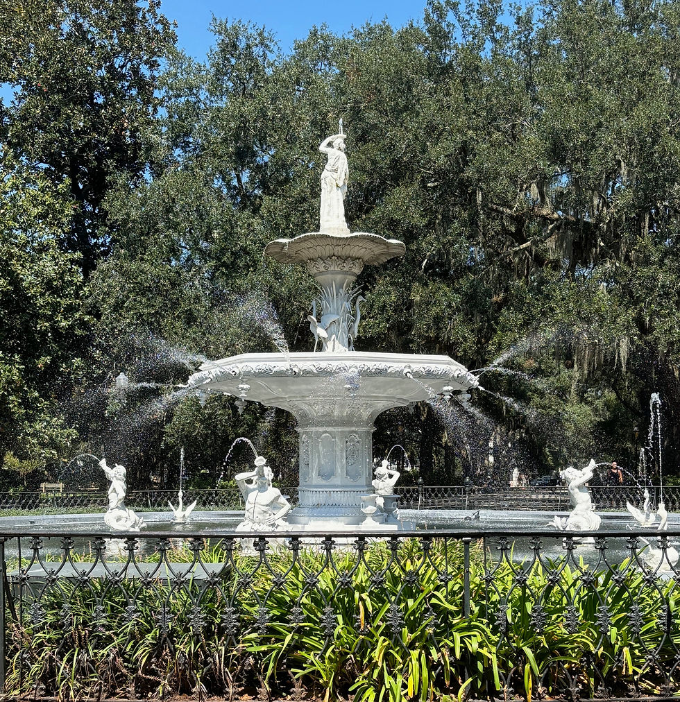 Forsyth Fountain in Savannah, GA