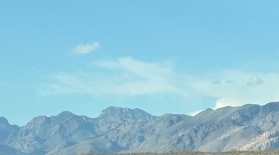 The Organ Mountains near Las Cruces, New Mexico.