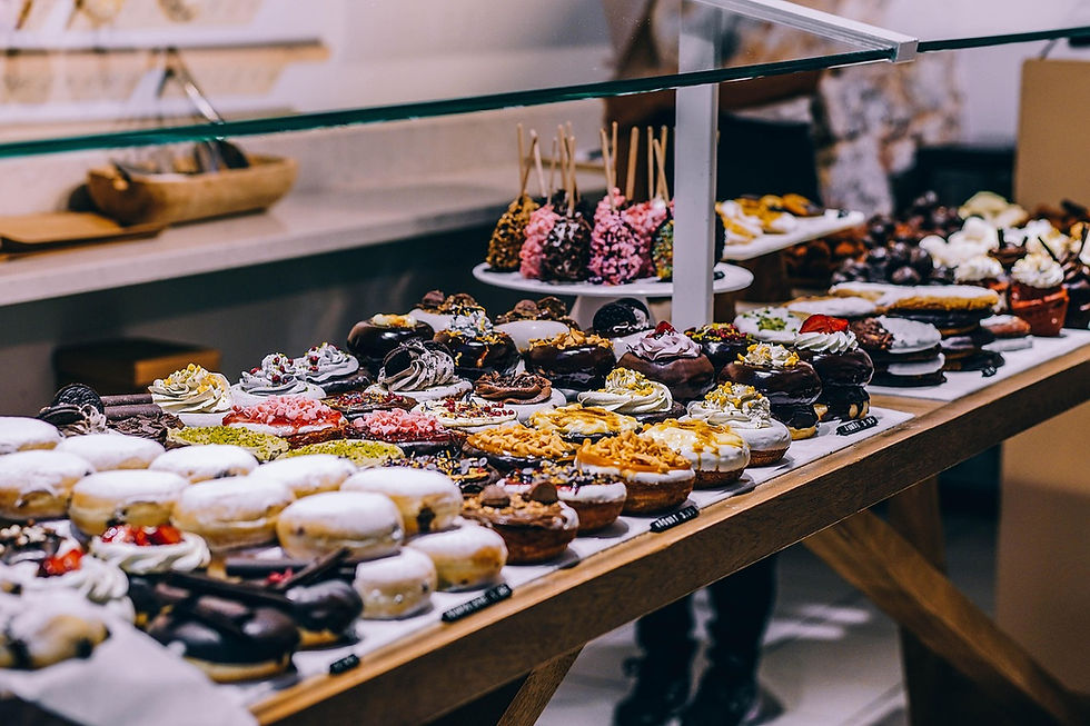 a bakery counter