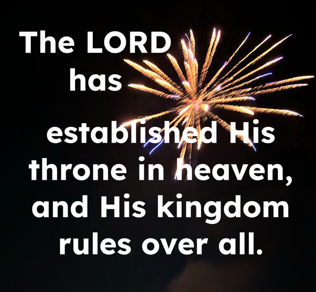 Psalm 103:19